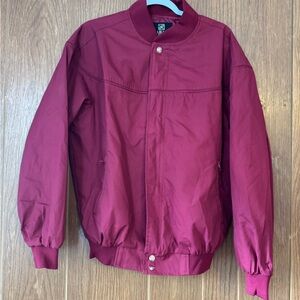Haband Maroon Bomber Jacket